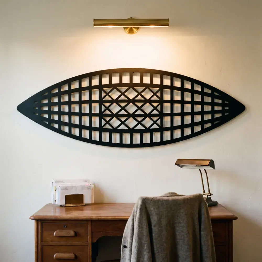 Vessel Metal Wall Art – Quiet Vessel, Modern Living Room Entryway Decor