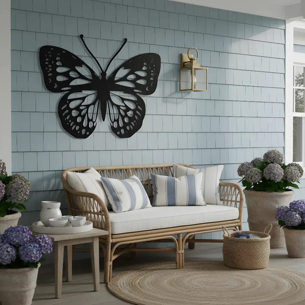 Monarch Butterfly Metal Wall Art – Flying Beauty, Nursery or Bedroom Decor