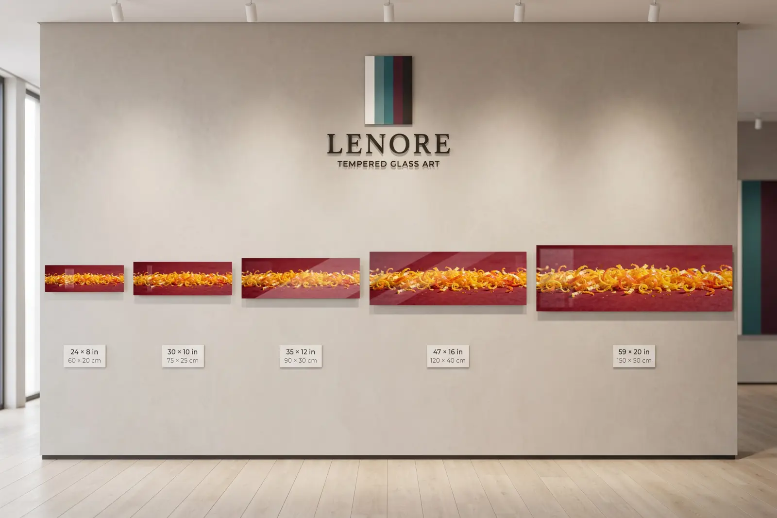Orange Zest Glass Wall Art Crimson Kitchen Panel | Tempered Glass Print — 8