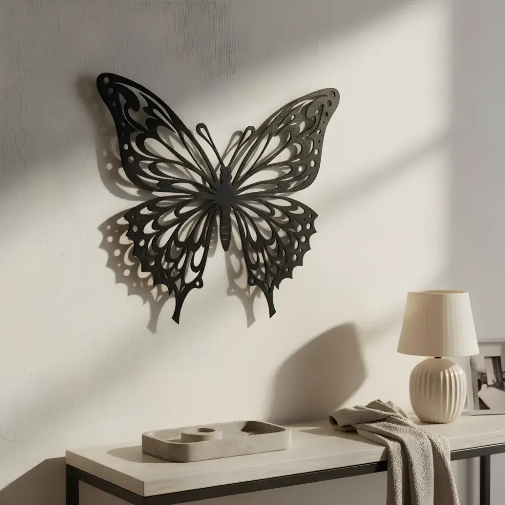 Monarch Butterfly Metal Wall Art – Graceful Wing Decor, Nature Lover Gift
