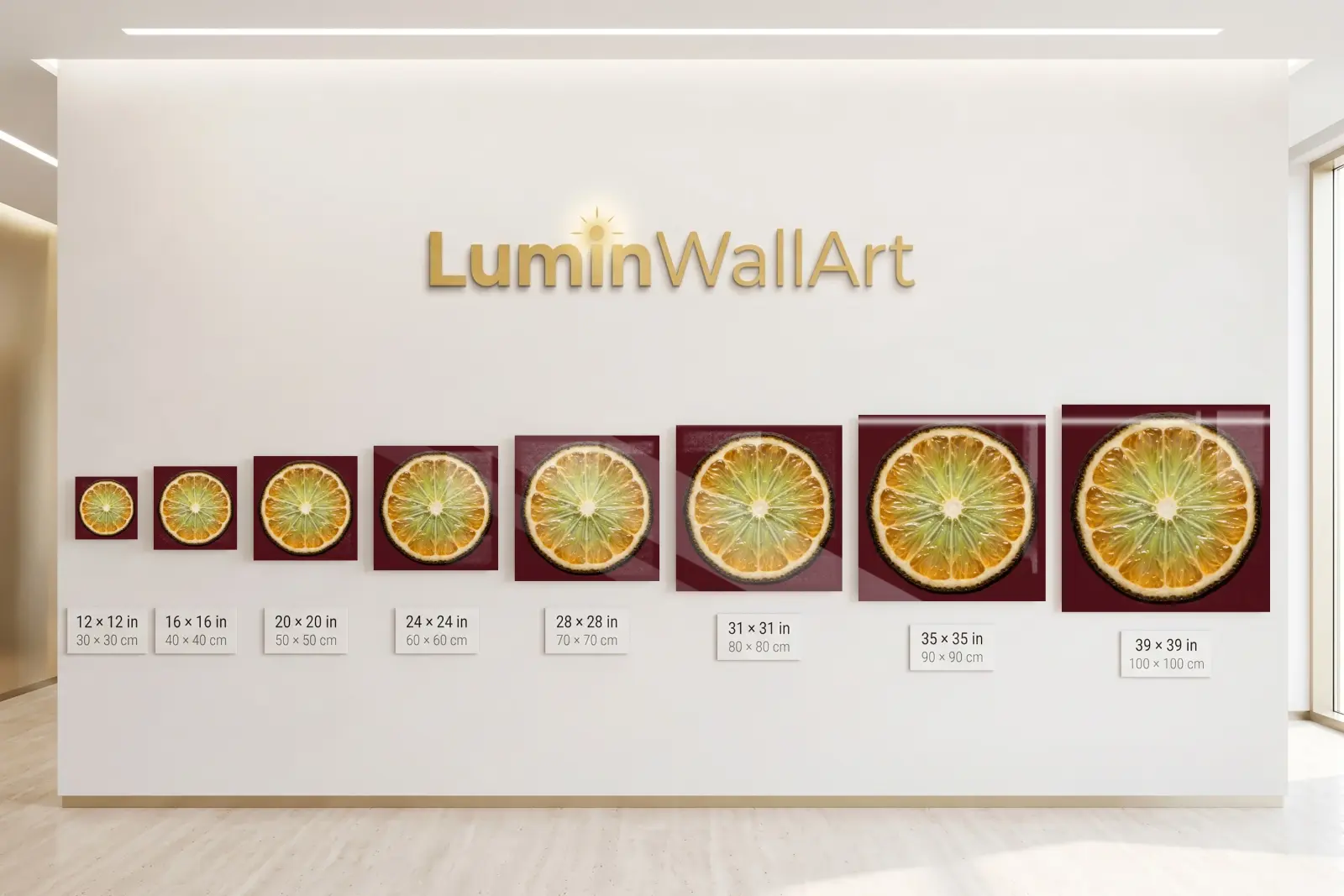 Dried Citrus Slice Botanical Macro Art | Glass Wall Art — 5