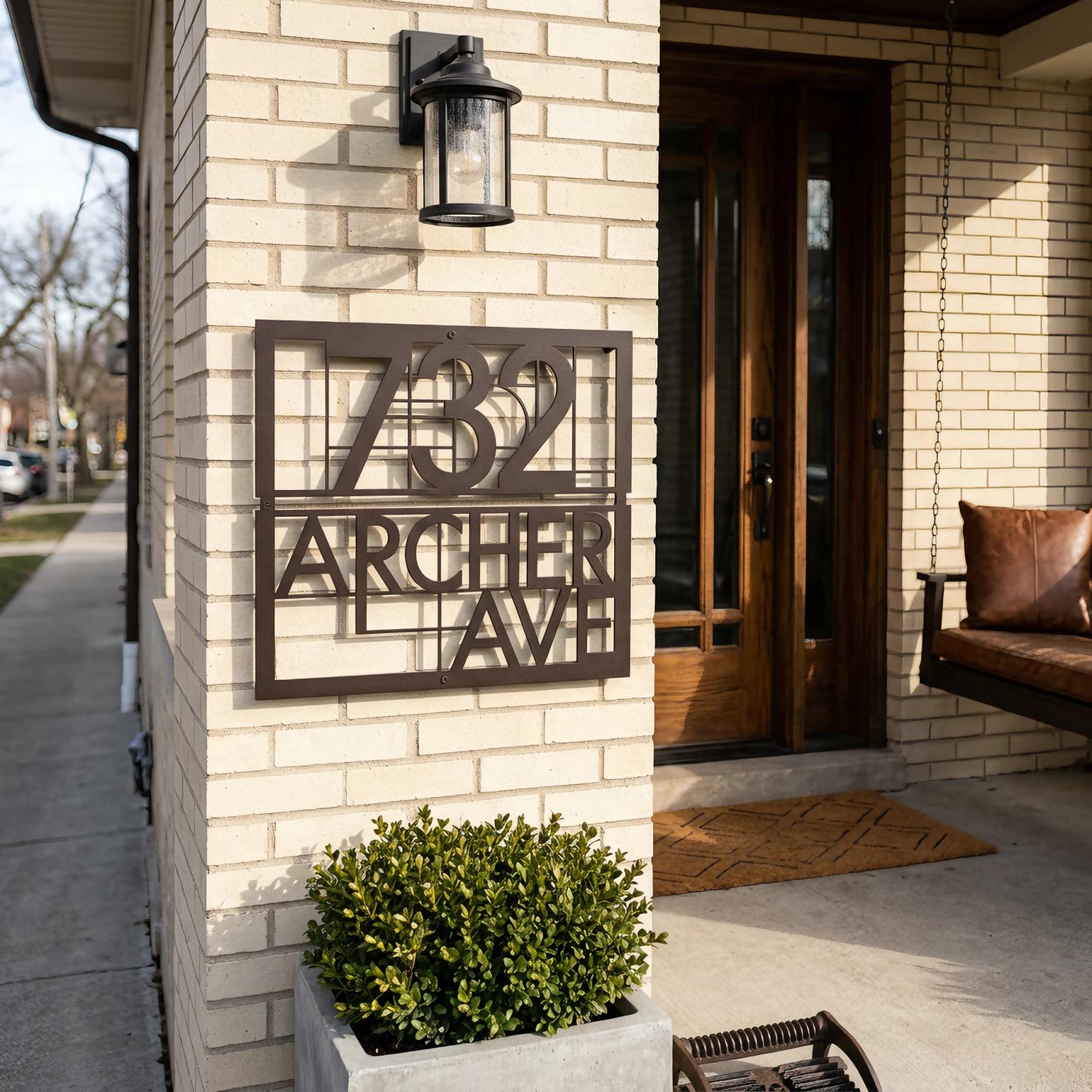 Personalizable metal wall art collection