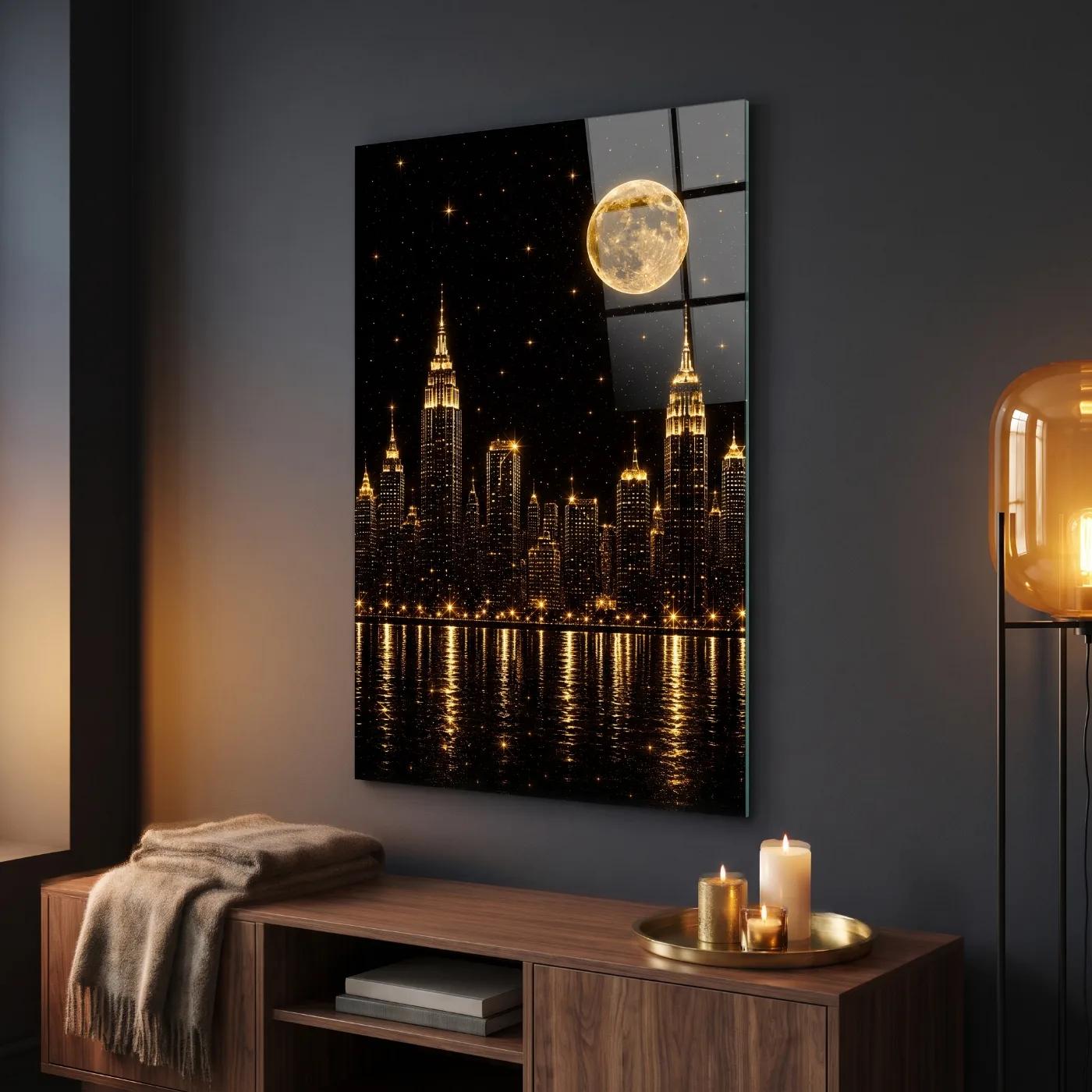 Architectural & Modern glass wall art