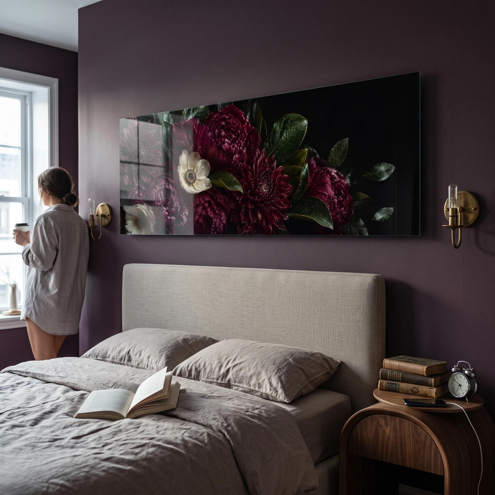 Botanical & Floral glass wall art