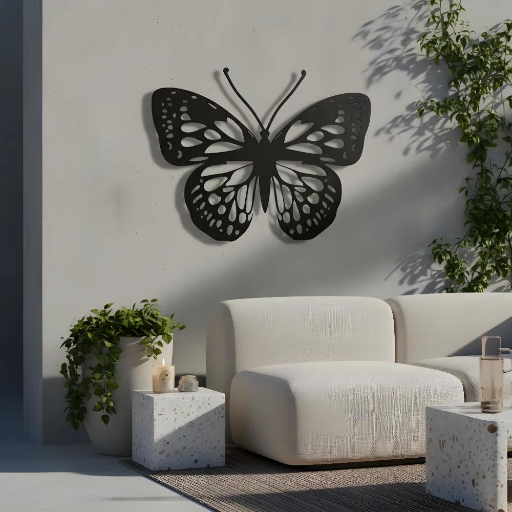 Monarch Butterfly Metal Wall Art – Flying Beauty, Nursery or Bedroom Decor — 11