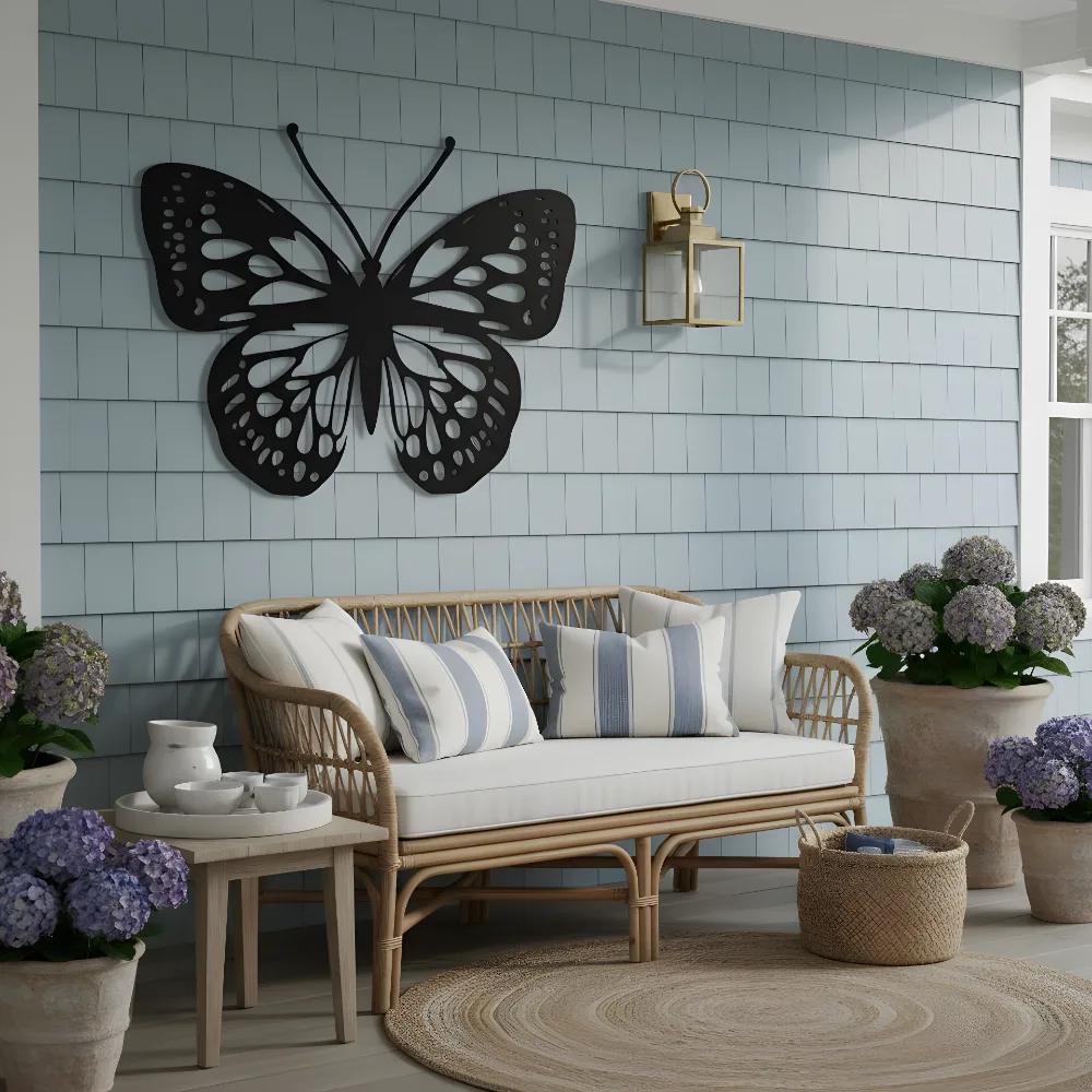 Monarch Butterfly Metal Wall Art – Flying Beauty, Nursery or Bedroom Decor