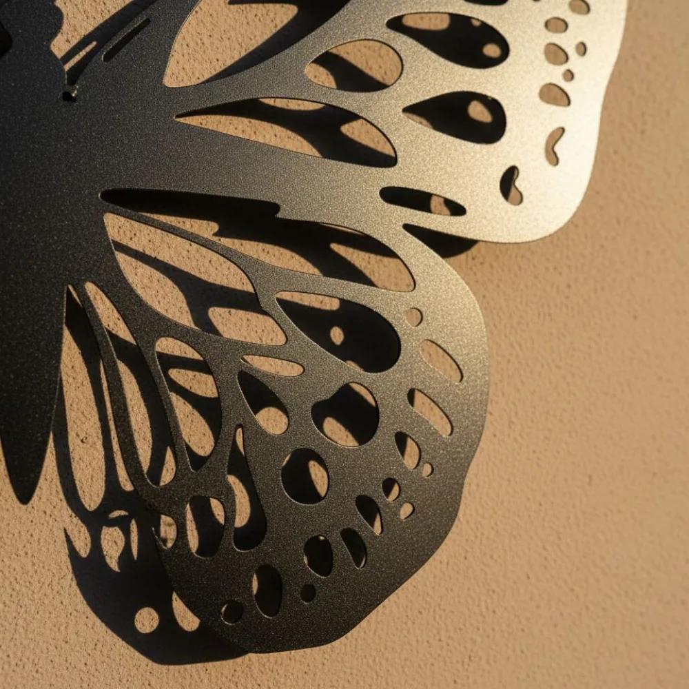 Monarch Butterfly Metal Wall Art – Flying Beauty, Nursery or Bedroom Decor — 4