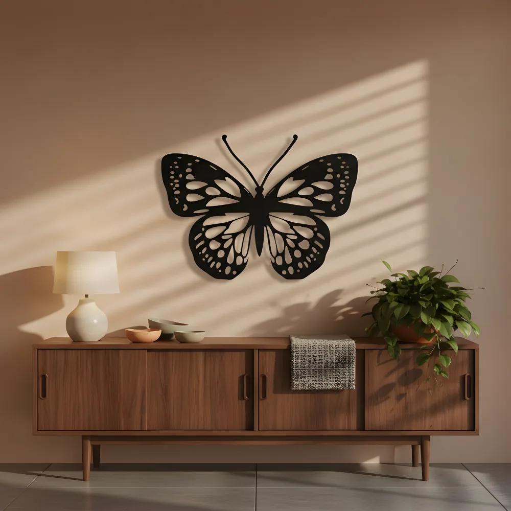 Monarch Butterfly Metal Wall Art – Flying Beauty, Nursery or Bedroom Decor — 9