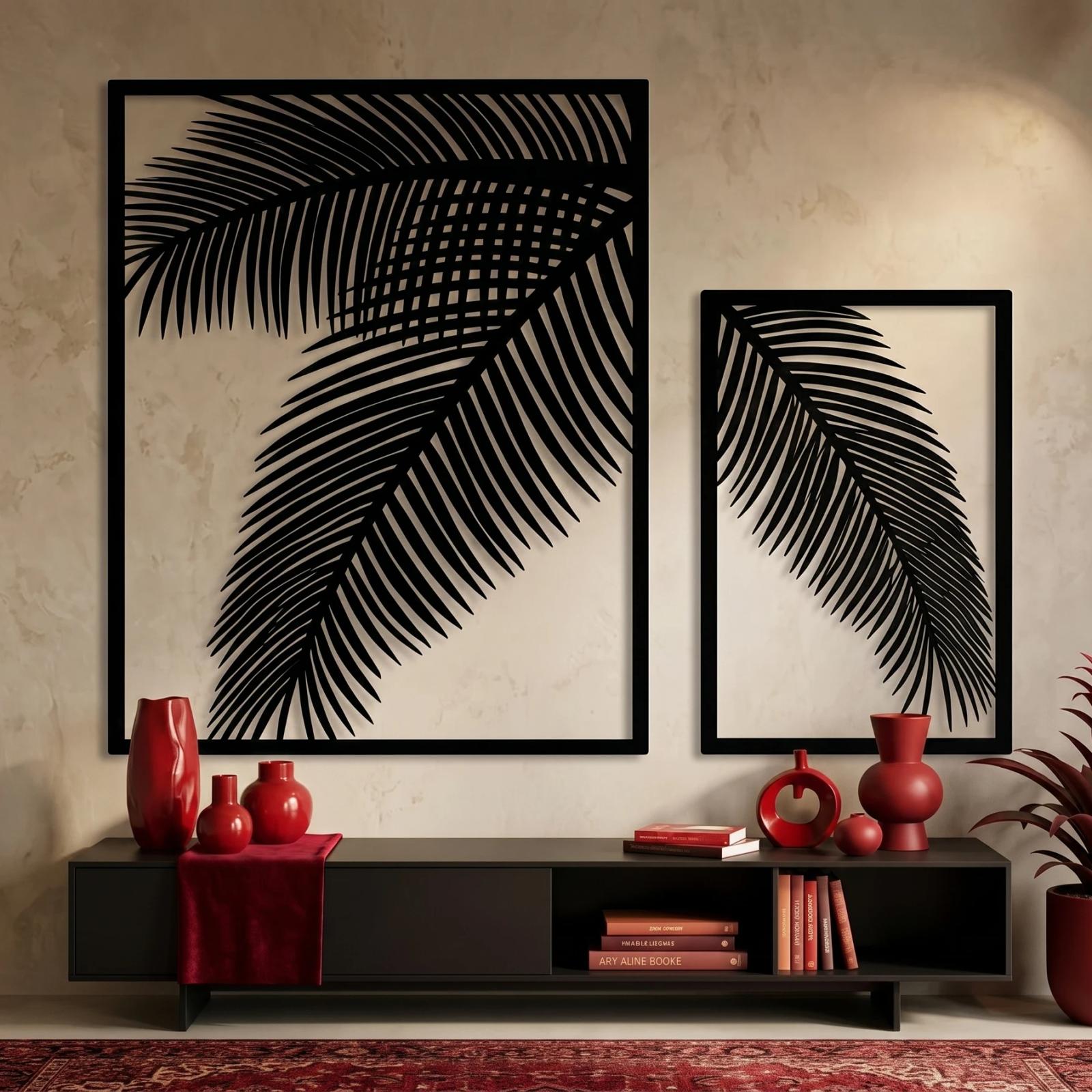 Beach & tropical metal wall art collection