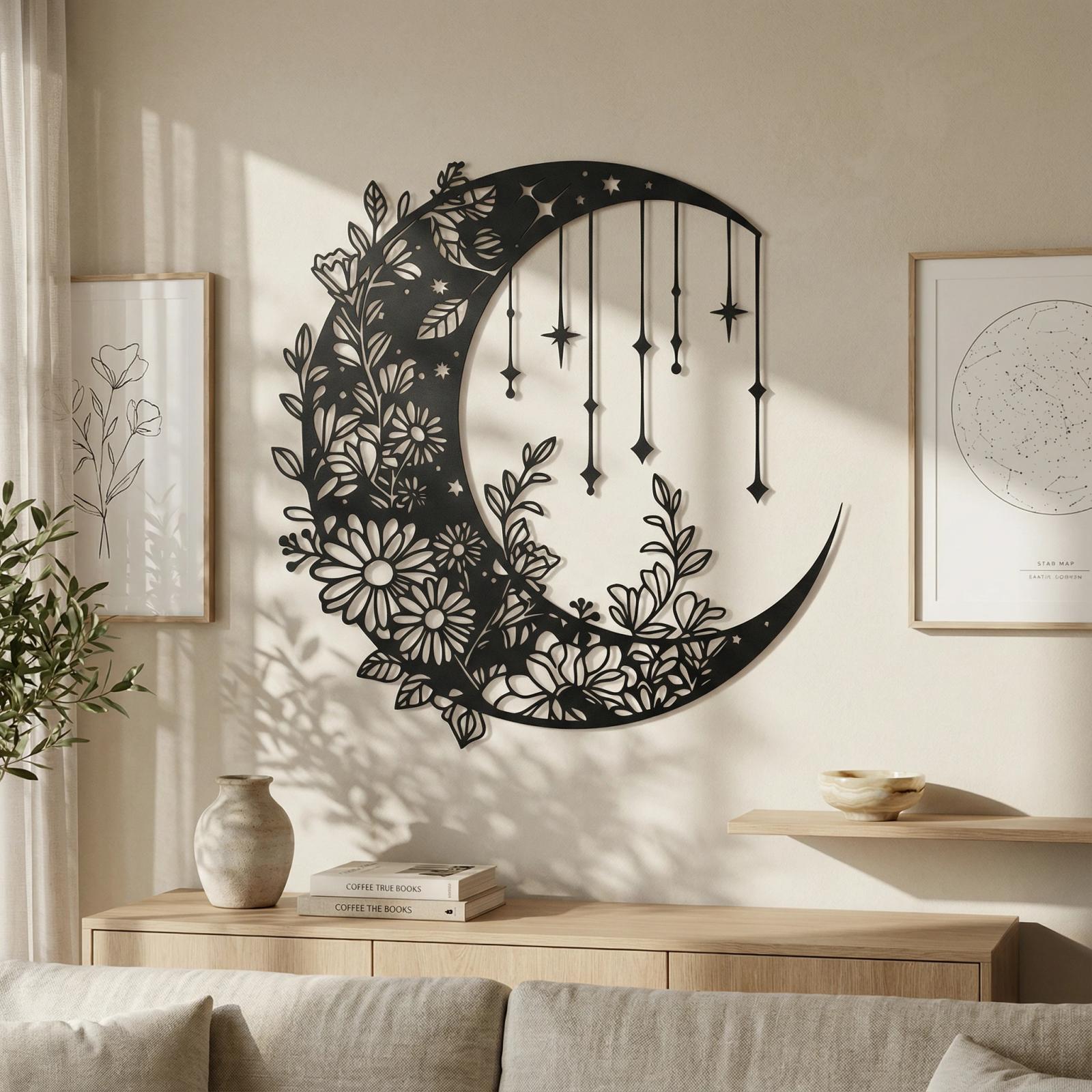 Stars & celestial metal wall art collection