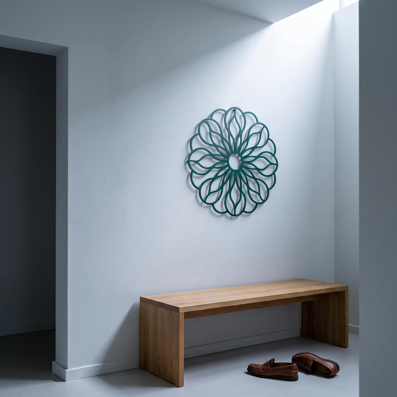Mandala Metal Flower Wall Art – Petal Rosette, Living Room and Entryway Decor — 2