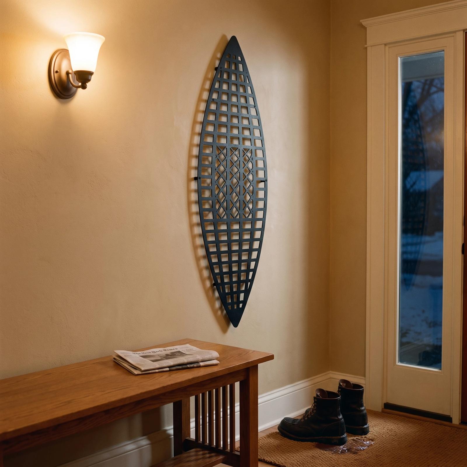 Vessel Metal Wall Art – Quiet Vessel, Modern Living Room Entryway Decor — 4