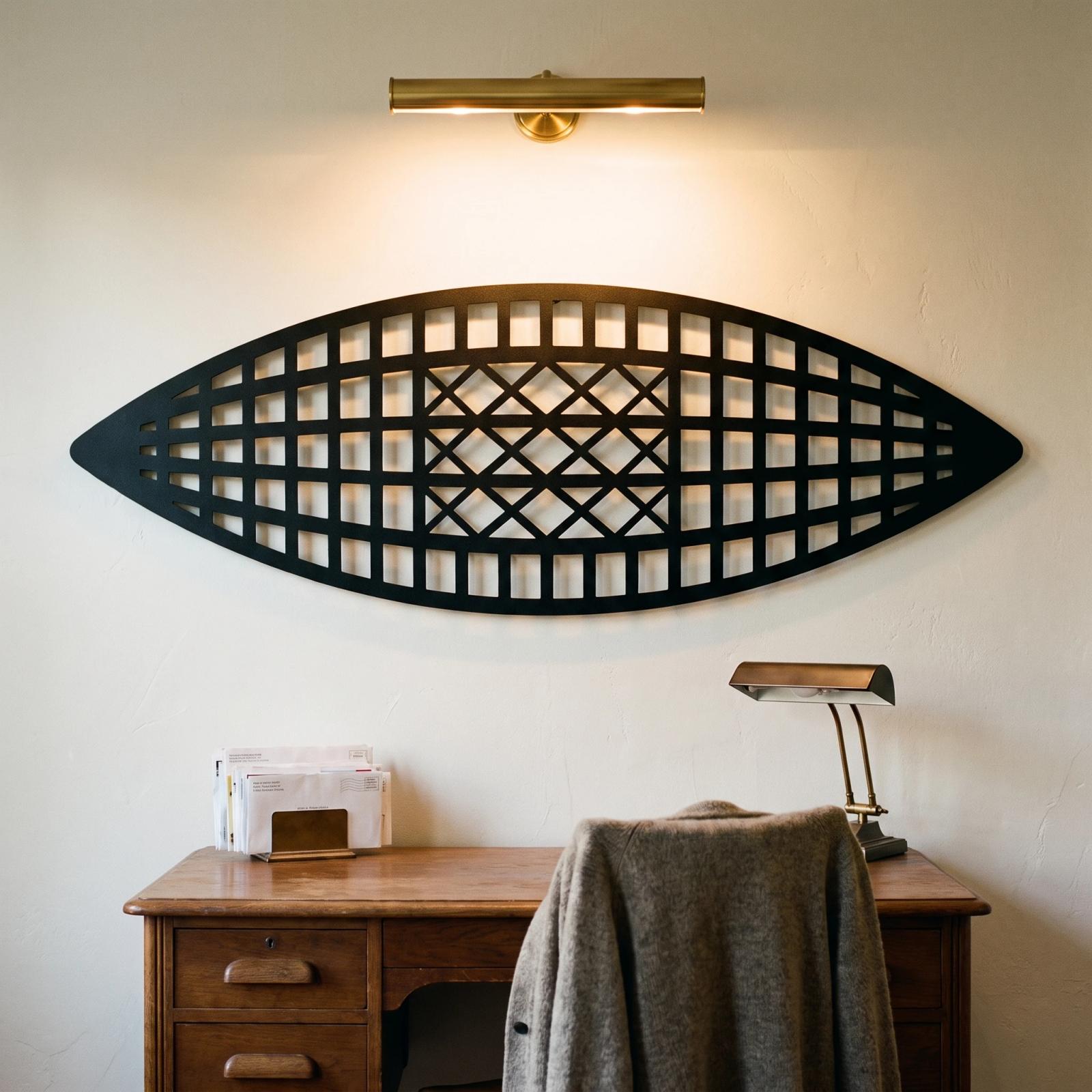 Vessel Metal Wall Art – Quiet Vessel, Modern Living Room Entryway Decor — 6