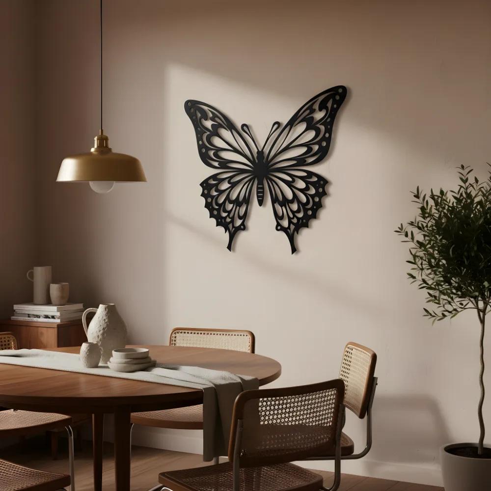 Monarch Butterfly Metal Wall Art – Graceful Wing Decor, Nature Lover Gift — 4
