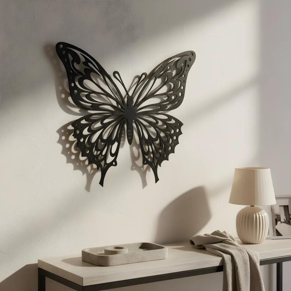 Monarch Butterfly Metal Wall Art – Graceful Wing Decor, Nature Lover Gift