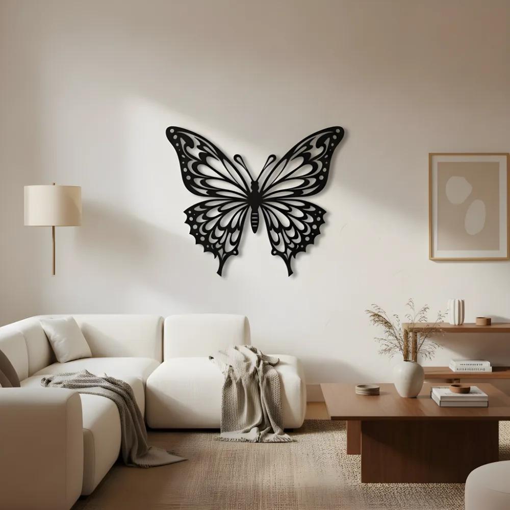 Monarch Butterfly Metal Wall Art – Graceful Wing Decor, Nature Lover Gift — 6