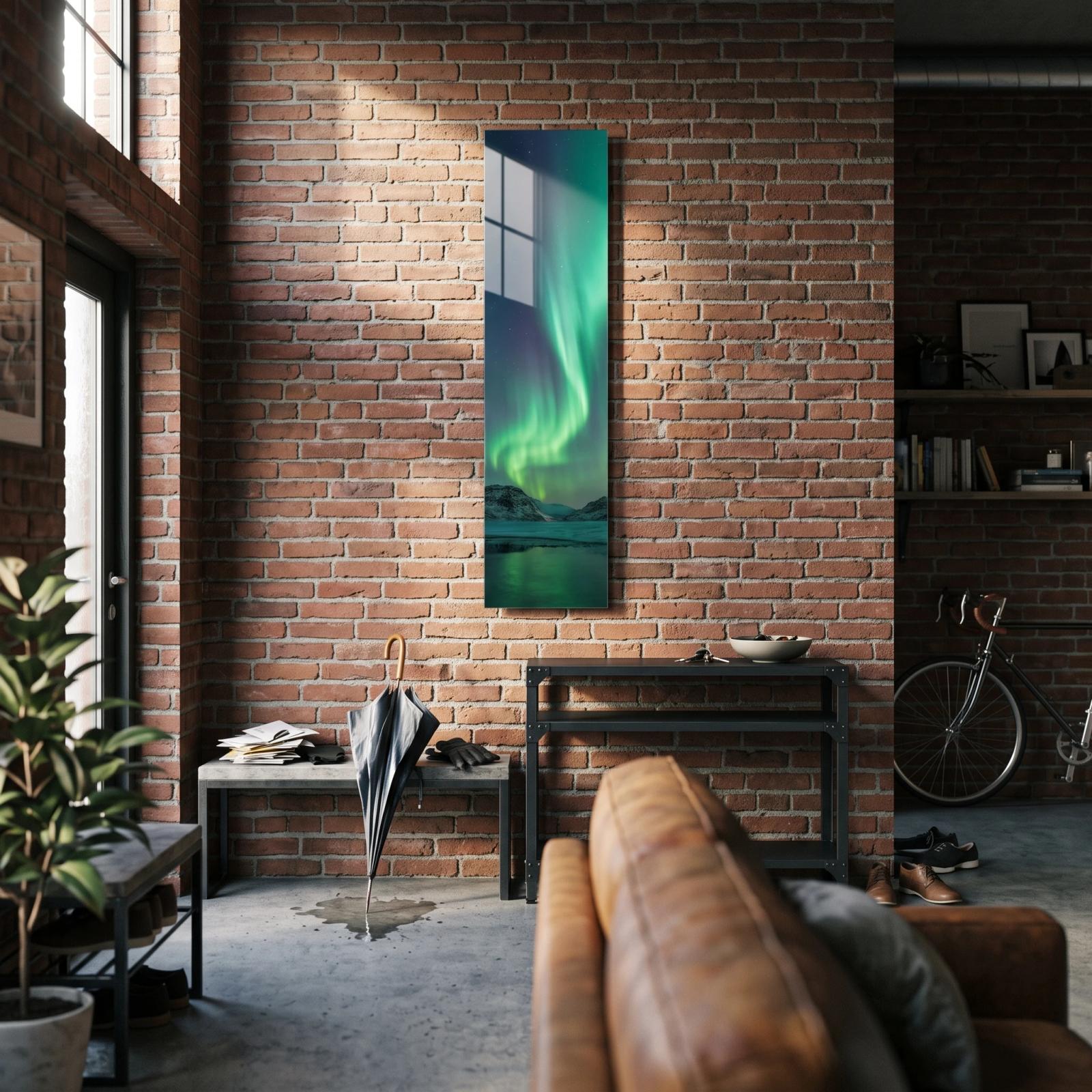 Aurora Borealis Glass Wall Art Northern Lights Tempered Glass Print — 5